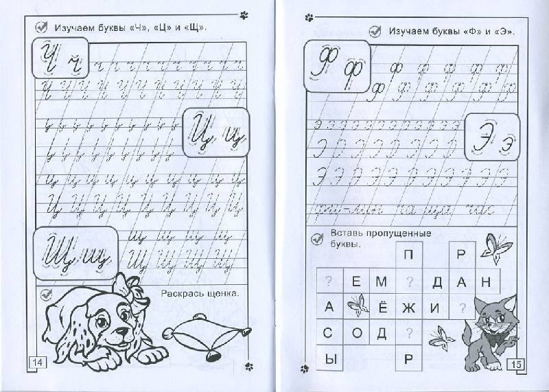 Прописи. Буквы и слоги