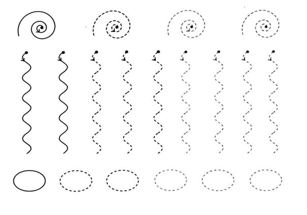 Графомоторные навыки у дошкольников 4-5 лет