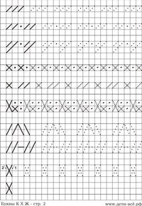 Буква у по точкам для дошкольников