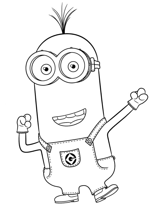 Миньон рисунок для срисовки
