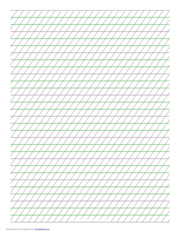 Разлиновка частая косая линия а4