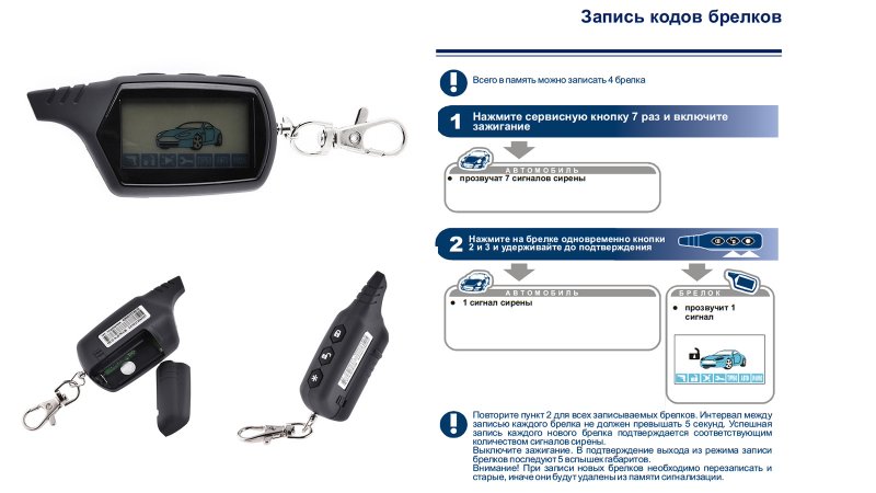 Брелок STARLINE a61