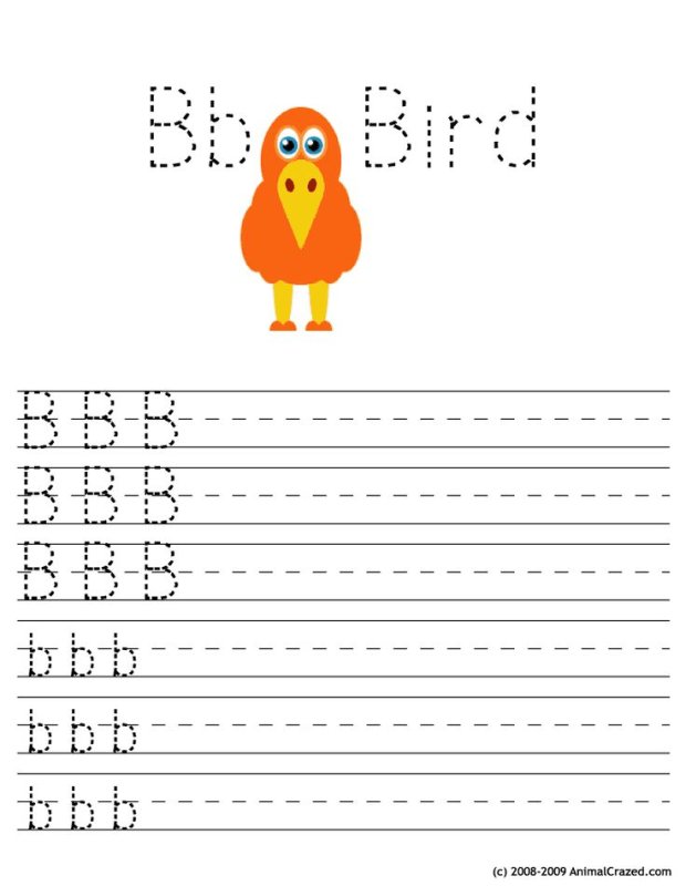 Letter b прописи