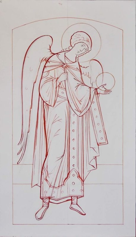 Прориси икон ангел Михаил