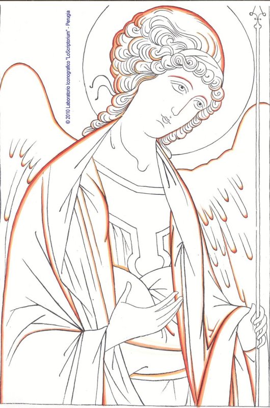 Архистратиг Михаил прорись