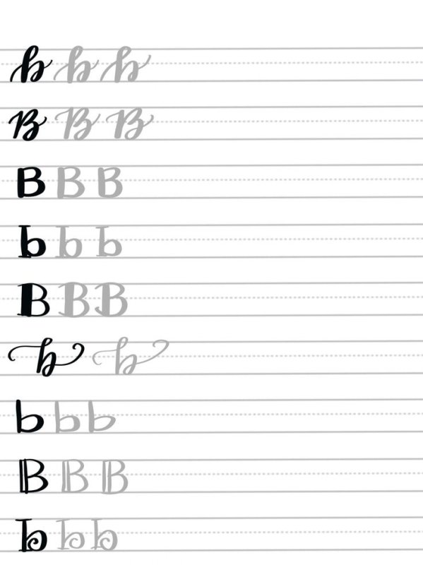 Каллиграфия прописи для начинающих