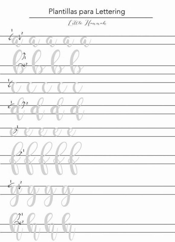 Каллиграфия прописи