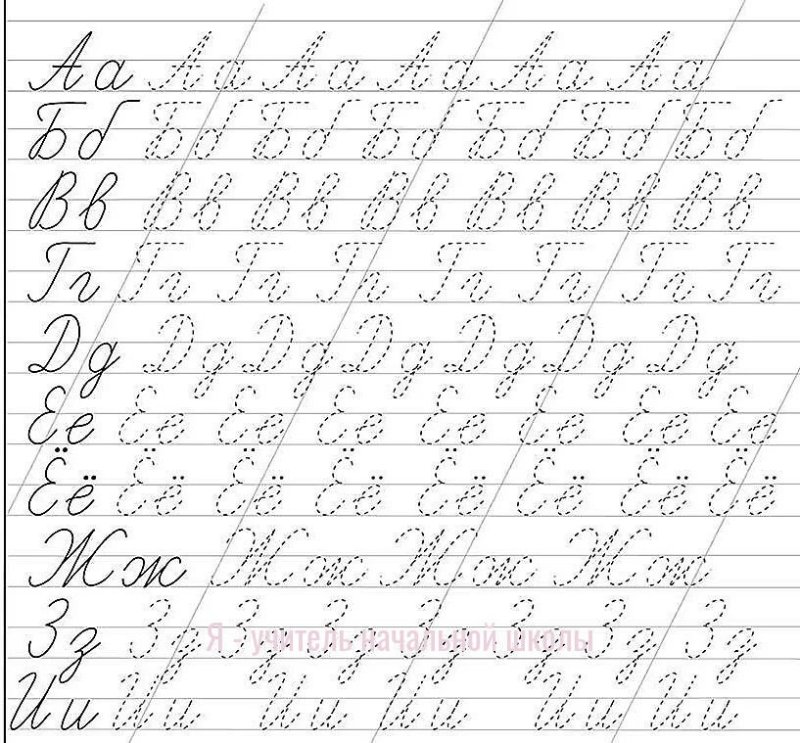 Прописи для детей буквы Чистописание 1 класс