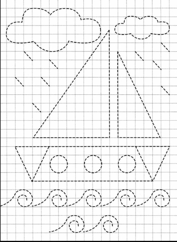 Обводить для дошкольников