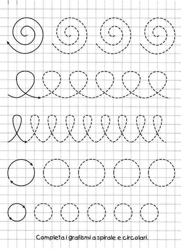 Для дошкольников обвести цифру