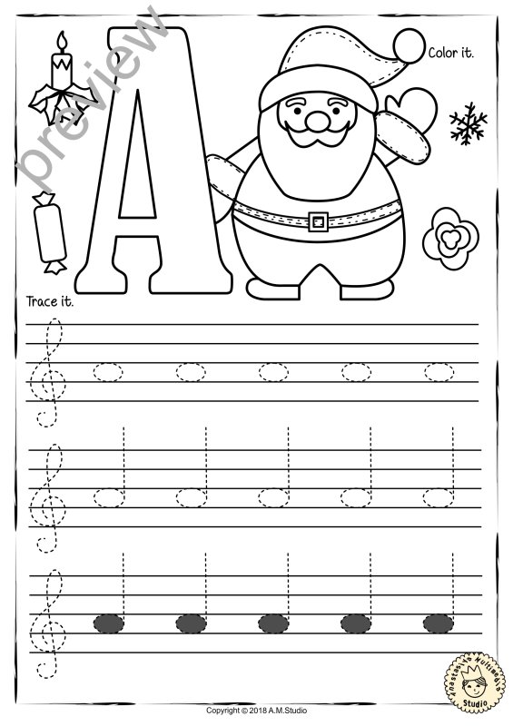 Ноты пропись для детей