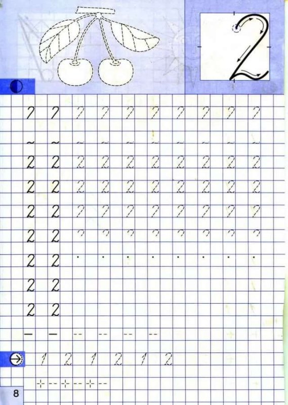 Прописи по математике для дошкольников школа России