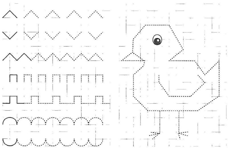 Рисование по точкам для детей
