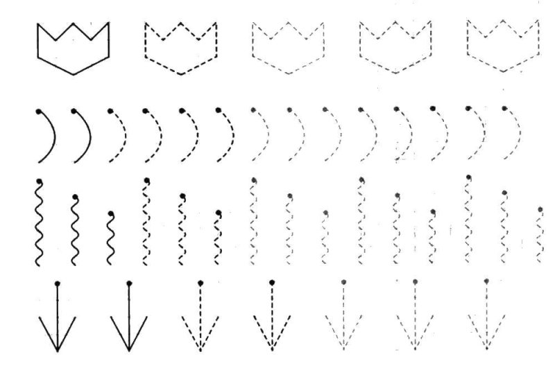 Обводить линии для детей