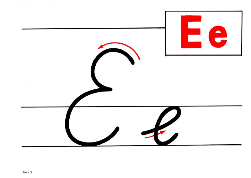 Как пишется заглавная буква е прописная