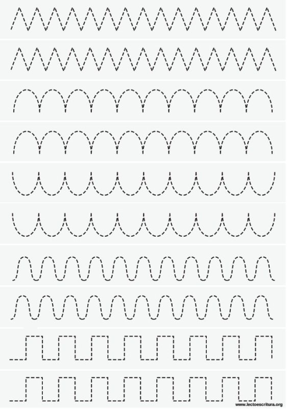 Графомоторный навык штриховка