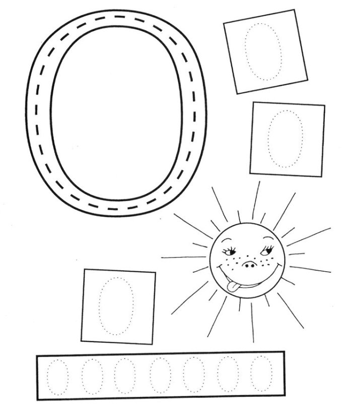 Цифра 0 задания для дошкольников