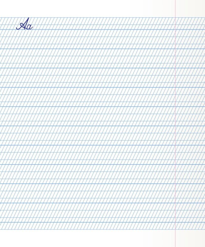 Разлиновка косая линия а4