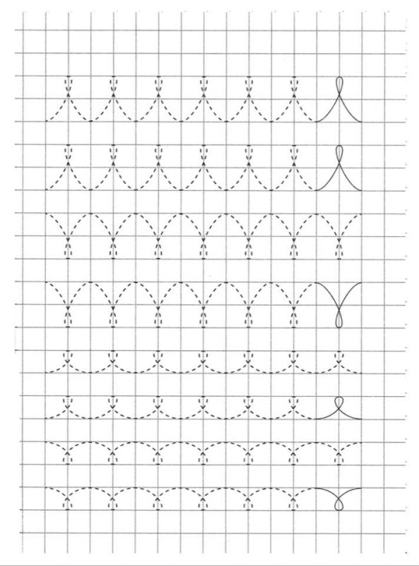 Прописи в клетку для дошкольников 6-7 лет