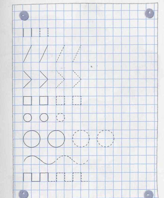 Задания в крупную клетку для дошкольников