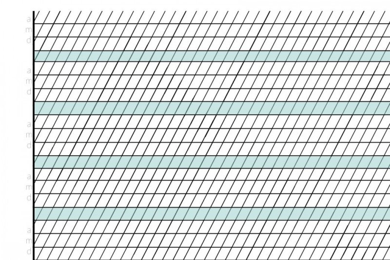 Разлиновка узкая косая линия а4