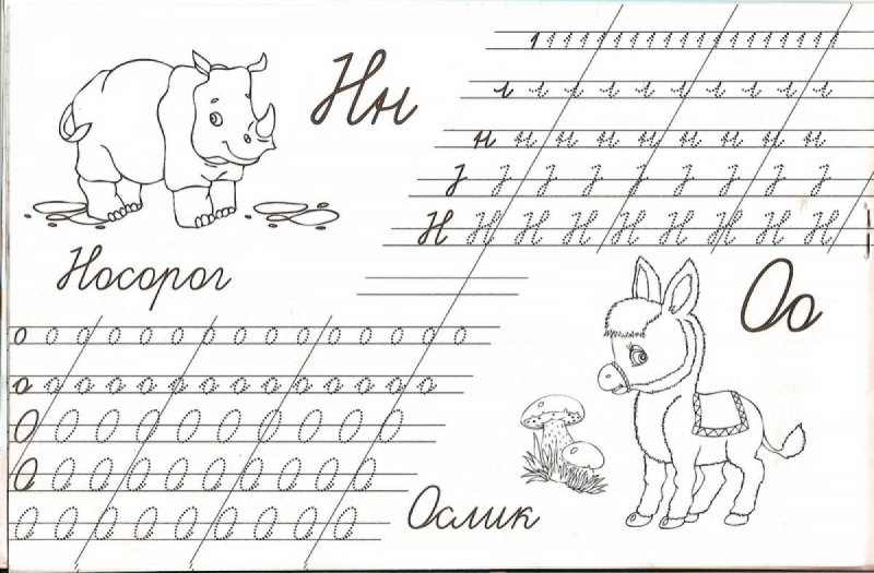 Прописи прописные буквы от а до я