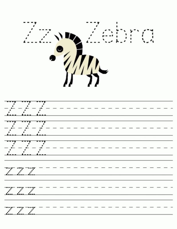 Прописи z на английском