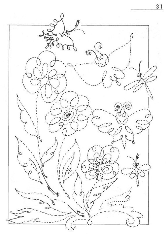 Рисование по точкам цветы