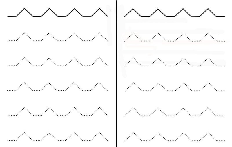 Рисование двумя руками для дошкольников