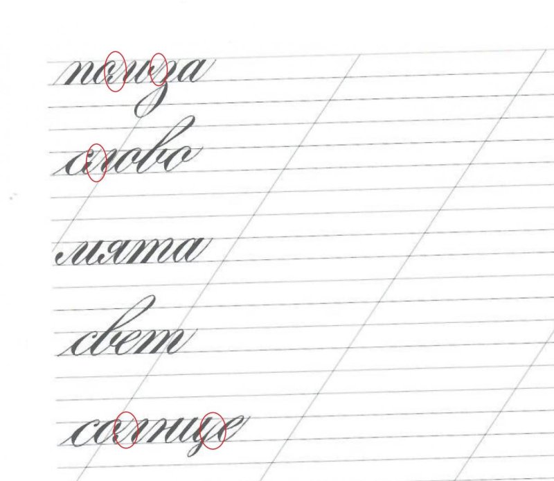Прописи для каллиграфического почерка пером