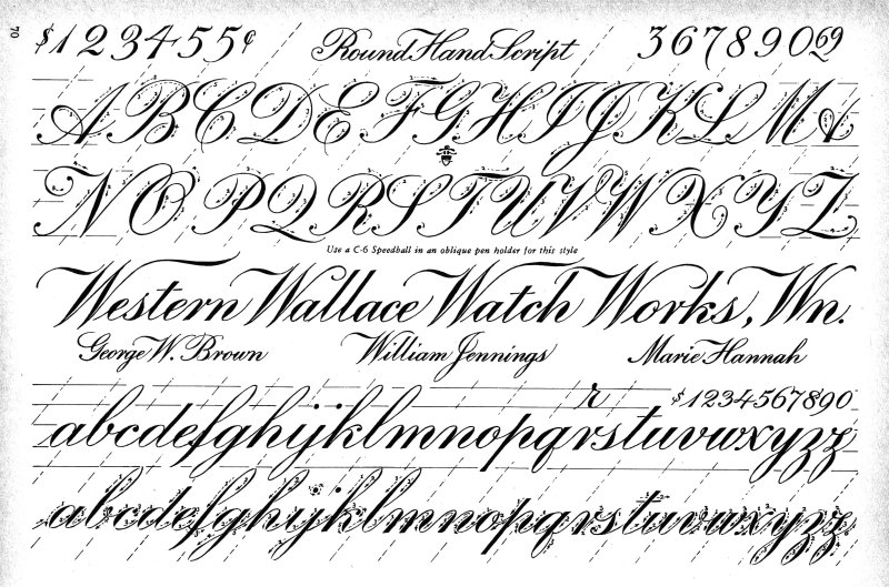 Письменный шрифт