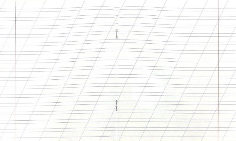 Тетрадный лист в косую линейку а4