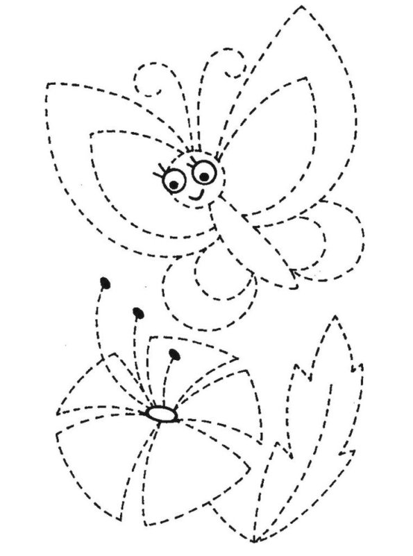 Обводка для дошкольников