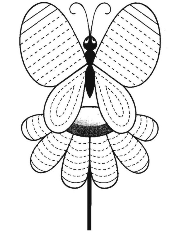 Раскраска штриховка