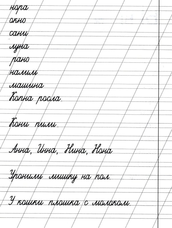 Задания для 1 классников прописи
