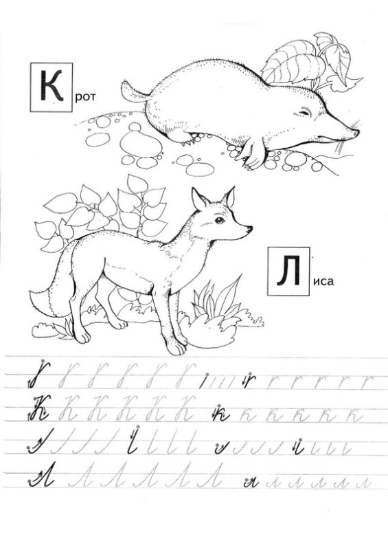 Прописи. Буквы