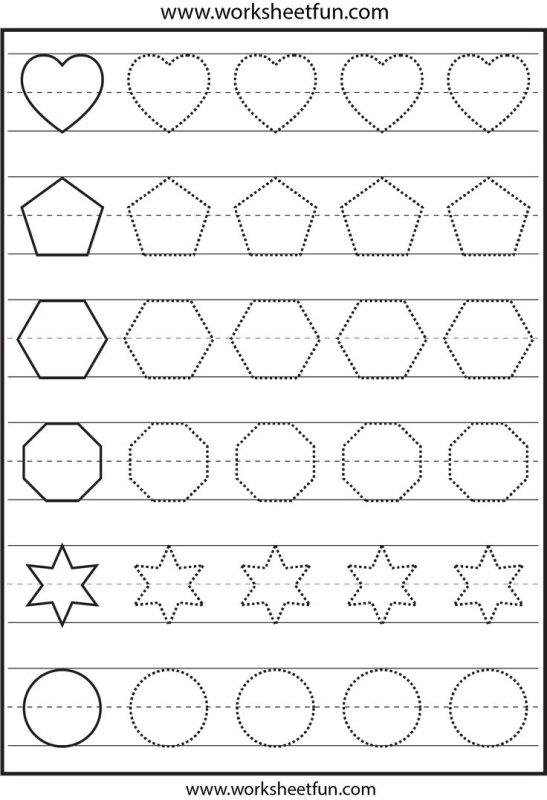 Прописи для дошкольников фигуры