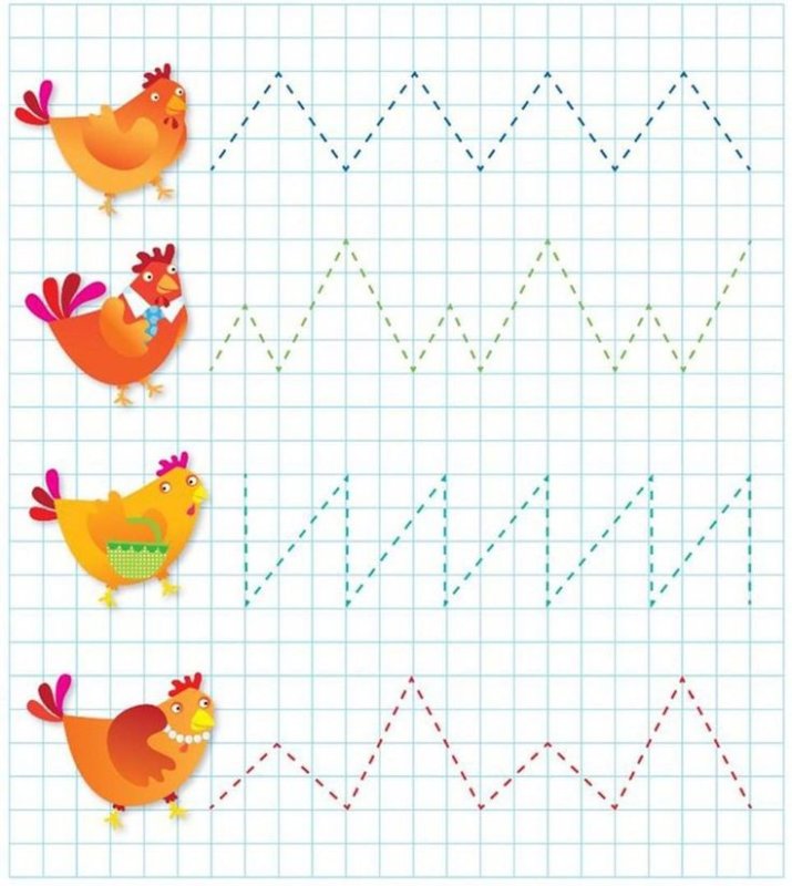 Графомоторика для дошкольников 6-7 лет