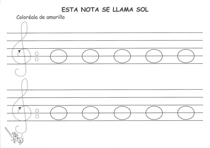 Ноты прописи для малышей