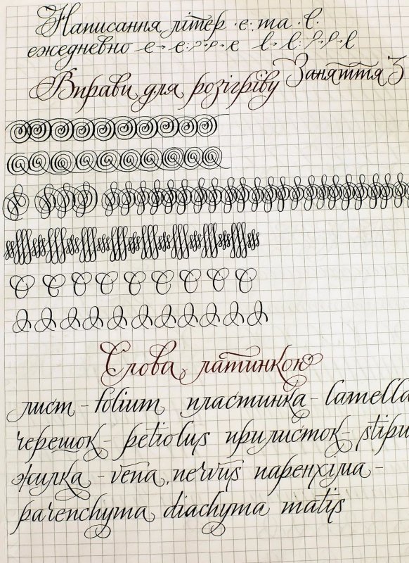 Красивый Полиграфический почерк