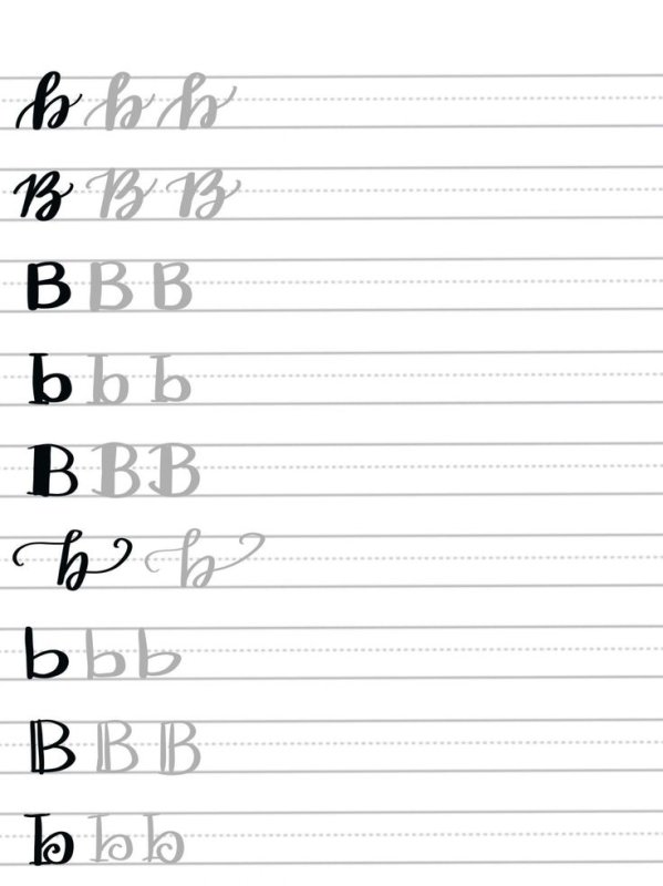 Каллиграфия прописи для начинающих