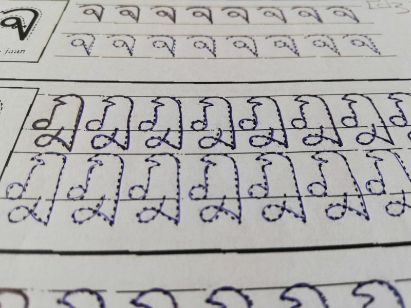 Тайский язык письменность