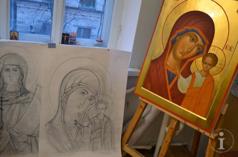 Иконопись живопись Алипий