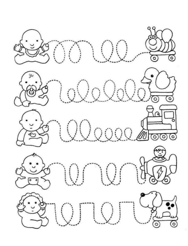 Задания для детей на моторику