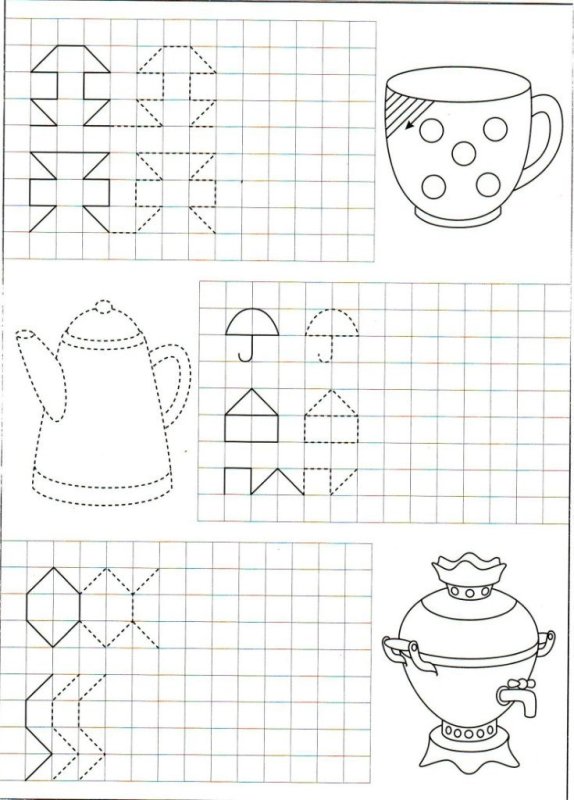 Штриховка задания для дошкольников