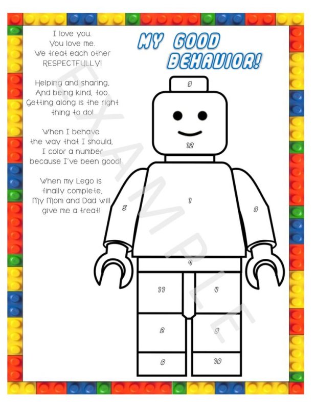 LEGO Worksheets for Kids