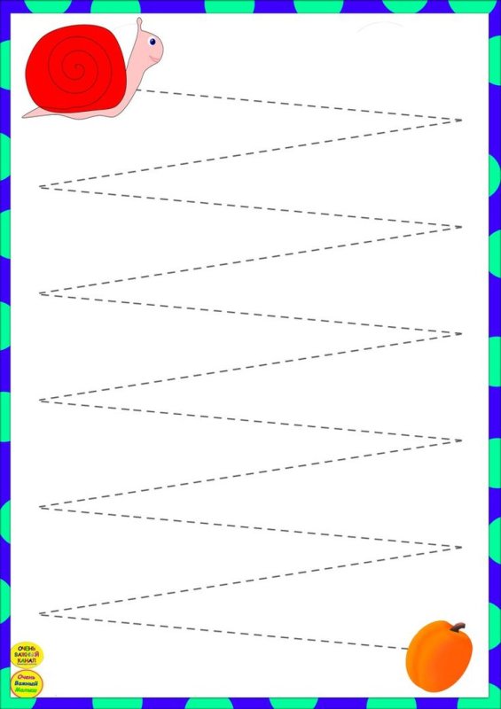 Графомоторика дорожки для малышей