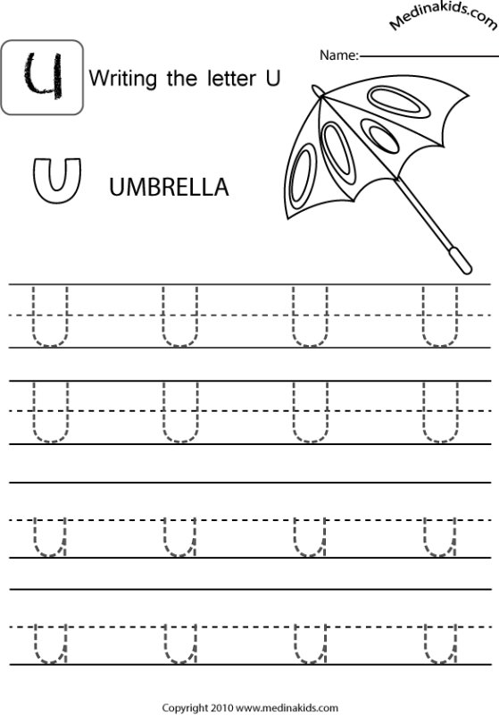 Пропись u английский