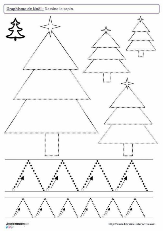 Зимние прописи для малышей