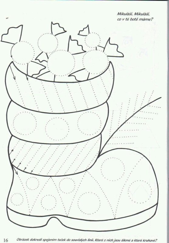 Новогодние штриховки для детей